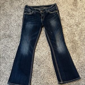 Silver Jeans Dark Blue Boot Cut Women's Jeans